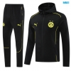 Chaqueta Chandal Con Capucha Borussia Dortmund 2024/25 negro