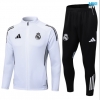 Chaqueta Chandal Real Madrid 2025/26 Blanco/negro