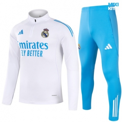 Chandal Real Madrid 2025/26 Blanco/Azul