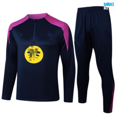 Chandal Barcelona Niño 2025/26 Azul/Violeta