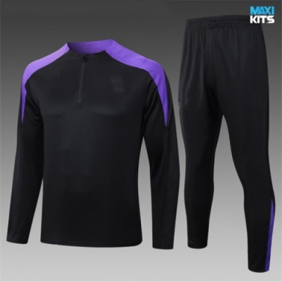 Chandal Barcelona Niño 2025/26 negro/Violeta