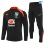 Chandal Brasil Niño 2025/26 negro/Naranja