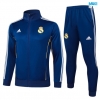 Chaqueta Chandal Real Madrid Niño 2025/26 Azul marino/Blanco