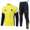 Chaqueta Chandal Real Madrid Niño 2025/26 amarillo/negro
