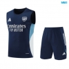 Camiseta futbol Entrenamiento Sin Mangas Arsenal + Pantalón Corto 2025/26 Azul marino/Blanco/Azul