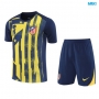 Camiseta futbol Atlético de Madrid + Pantalón Corto 2025/26 amarillo/Azul marino