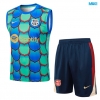 Camiseta futbol Entrenamiento Sin Mangas Barcelona + Pantalón Corto 2024/25 verde