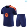 Camiseta futbol Barcelona + Pantalón Corto 2025/26 Azul marino/Naranja