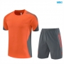 Camiseta futbol Bayern Munich Niño + Pantalón Corto 2025/26 Naranja/Gris