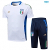 Camiseta futbol Italia + Pantalón Corto 2024/25 Blanco