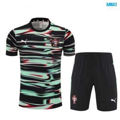 Camiseta futbol Portugal Niño + Pantalón Corto 2025/26 verde/negro