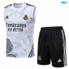 Camiseta futbol Entrenamiento Sin Mangas Real Madrid + Pantalón Corto 2024/25 Blanco