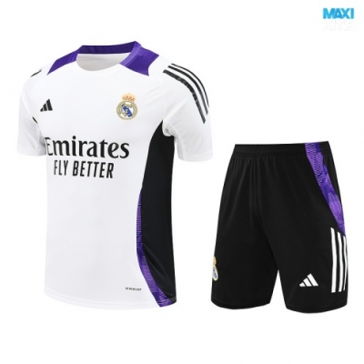 Camiseta futbol Real Madrid + Pantalón Corto 2024/25 Blanco