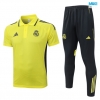 Camiseta futbol Polo Real Madrid 2025/26 amarillo/negro