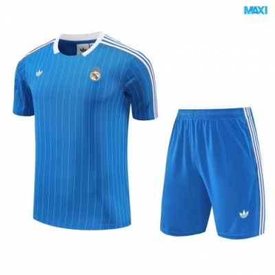 Camiseta futbol Real Madrid + Pantalón Corto 2025/26 azul celeste/Blanco