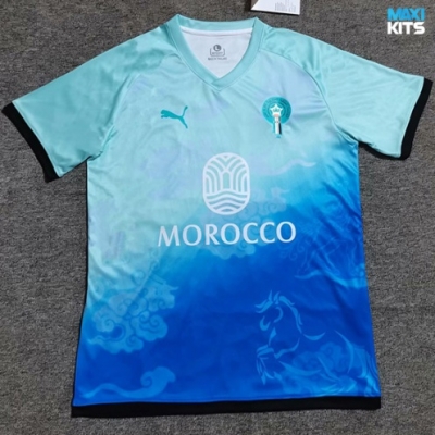Camiseta futbol Marruecos Training Azul 2025/26