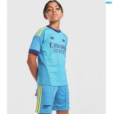 Maxikits Nuevas Camiseta futbol Arsenal Niño Portero Azul 2026/27 por mayor