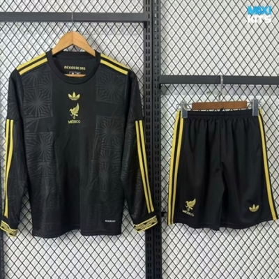 Camiseta futbol México Niño Copa de oro Manga Larga 2025/26