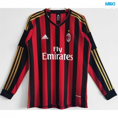 Camiseta futbol Retro AC Milan Primera Manga Larga 2013-14