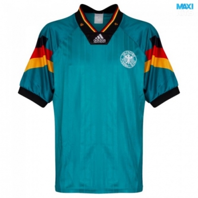 Camiseta futbol Retro Alemania Segunda Verde 1992