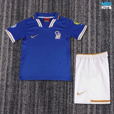 Camiseta futbol Retro Italia Niño Primera 1996