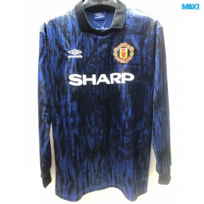 Camiseta futbol Retro Manchester United Segunda Manga Larga 1993