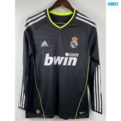 Camiseta futbol Retro Real Madrid Segunda Manga Larga 2010-11