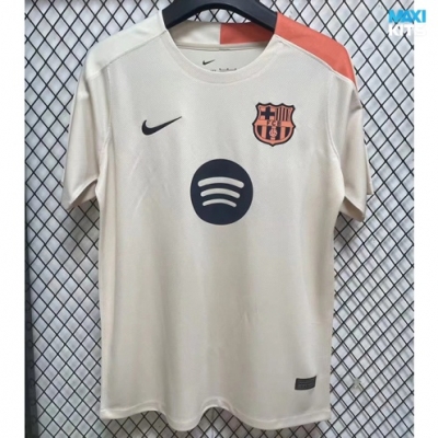 Camiseta futbol Barcelona Training beige 2024/25
