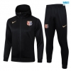 Chaqueta Chandal Con Capucha Barcelona 2024/25 negro