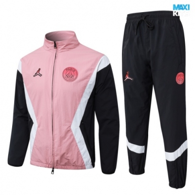 Chaqueta Cortavientos Paris PSG 2025/26 rosa/negro/Blanco