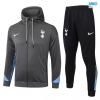 Chaqueta Chandal Con Capucha Tottenham Hotspur 2024/25 Gris
