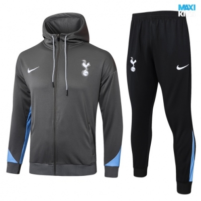 Chaqueta Chandal Con Capucha Tottenham Hotspur 2024/25 Gris