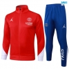 Chaqueta Chandal PSG Niño 2025/26 rojo/Blanco/Azul