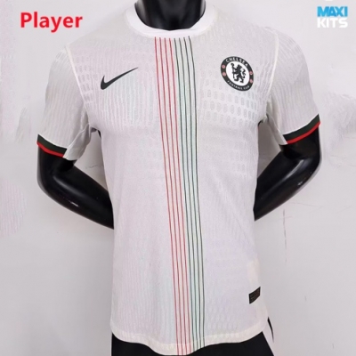 Camiseta futbol Versión Player Chelsea Segunda Blanco 2025/26