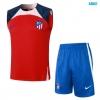 Camiseta futbol Entrenamiento Sin Mangas Atlético de Madrid + Pantalón Corto 2024/25 rojo