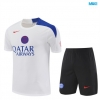 Camiseta futbol PSG + Pantalón Corto 2025/26 Blanco/negro/Azul