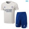 Camiseta futbol PSG + Pantalón Corto 2025/26 Gris/Azul