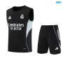 Camiseta futbol Entrenamiento Sin Mangas Real Madrid + Pantalón Corto 2025/26 negro/Blanco/verde