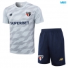 Camiseta futbol Sao Paulo + Pantalón Corto 2024/25 gris claro