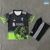 Camiseta futbol Liverpool Niño Negro/Vert 2025/26