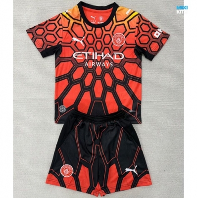 maxikits Camisetas futbol Manchester City Niño Portero Naranja 2026/27