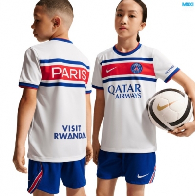 Maxikits Hacer Camiseta futbol PSG Niño Dri-FIT Primera Pre-Match Blanco 2026/27 por mayor