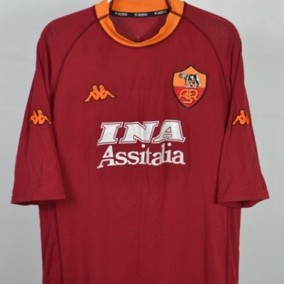 Camiseta futbol Retro AS Roma Primera 2000-01