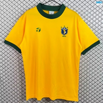 Maxikits Nuevas Camiseta futbol Retro Brasil Primera 1982 por mayor