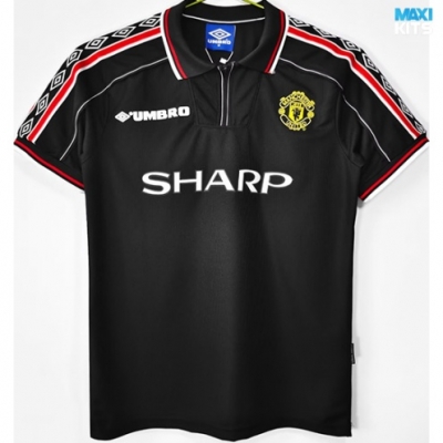 Camiseta futbol Retro Manchester United Negro 1998-99