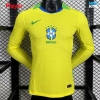 Camiseta futbol Versión Player Brasil Primera Manga Larga 2025/26