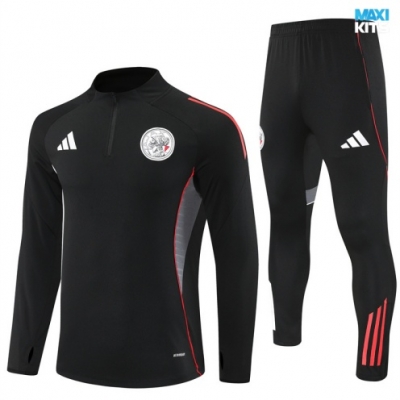 Chandal Ajax 2025/26 negro/rojo/Blanco/Gris