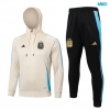 Chandal Con Capucha Argentina 2024/25 de color crema