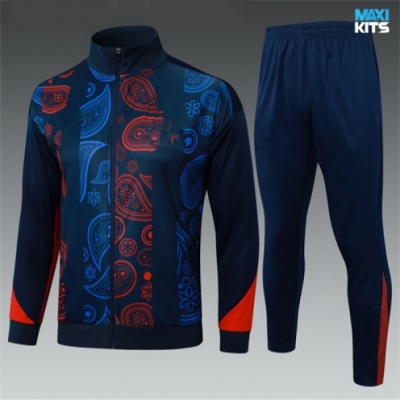 Chandal Barcelona Niño 2025/26 Azul marino/rojo