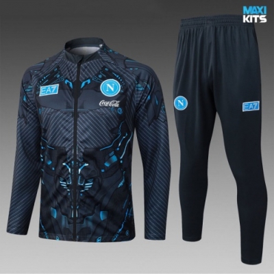 Chaqueta Chandal Napoli Niño 2025/26 Gris oscuro